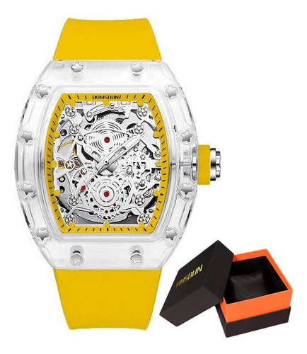 Reloj Con Calendario Luminoso Hueco Kimsdun K-2015b