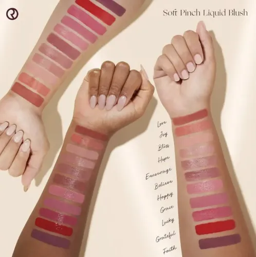 Rare Beauty Soft Pinch Liquid Blush 2色 Rare Beauty Soft Pinch Liquid Blush De Dois Tons Blush Pink Happy
