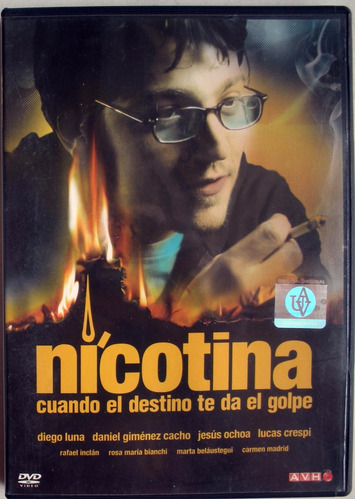 Dvd Nicotina Cuando El Destino Te Da El Golpe  Audio Español