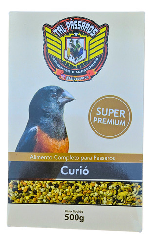 Mistura Curió Top 1 Caixa Super Premium Tal Pássaros - 500 G