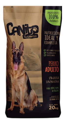 Alimento Para Perro Adulto Canito 20kg Todas Las Razas
