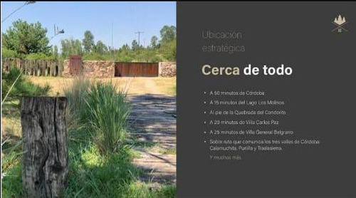 Venta Terreno En San Clemente - Cordoba - Barrio Privado Loma Piedra