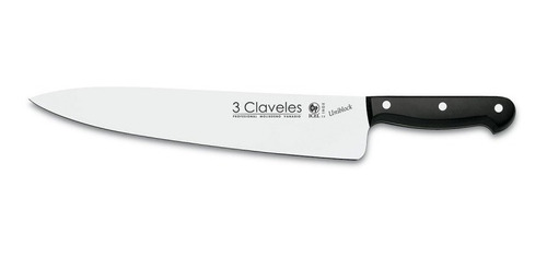 Cuchillo Cocinero Chef 30cm Acero Inox | 3 Claveles Uniblock