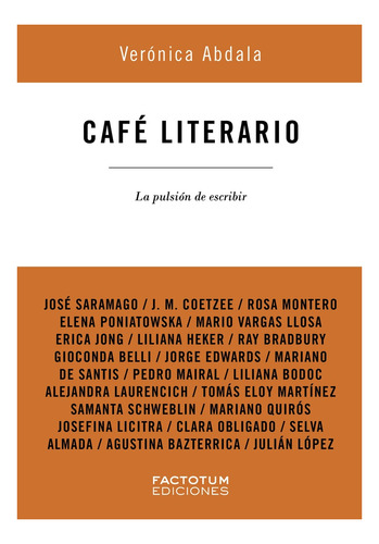 Cafe Literario - Veronica Abdala - Factotum - Libro