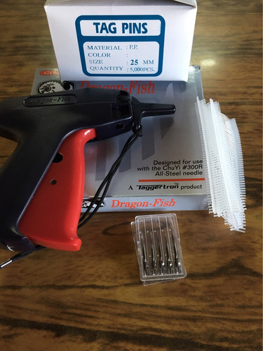 Pistola Para Etiquetar + 5000 Hilos + 5 Agujas De Repuesto