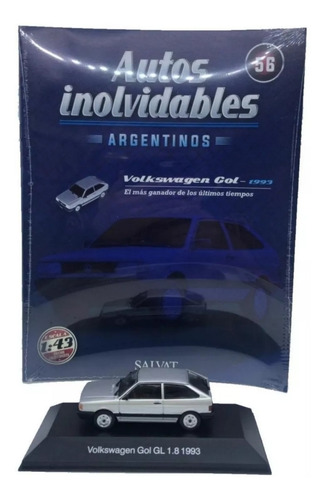 Colección Autos Inolvidables Argentinos N° 56 Volkswagen Gol