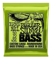 Comprar Cuerdas De Bajo Ernie Ball 4 Regular Slinky 50\u002F105