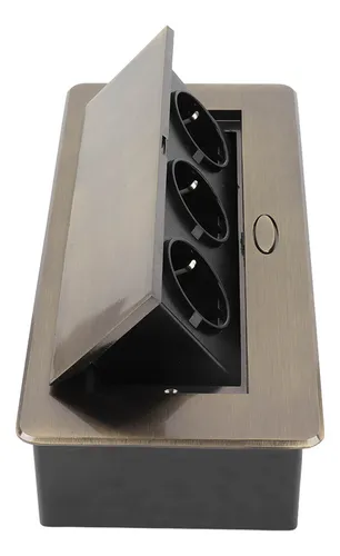Mesa De Enchufes Power Strip De Bronce Oculta Con Buen Sella