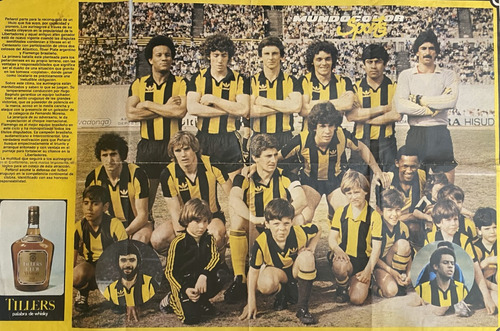  Poster Peñarol 1982 Campeón Libertadores Mundocolor. Cr04b5