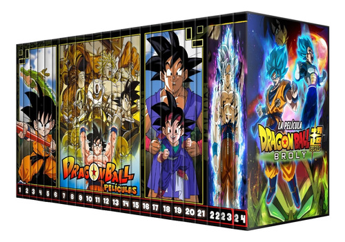 Dragon Ball Pack Peliculas - 25 Peliculas - Dvd - Latino