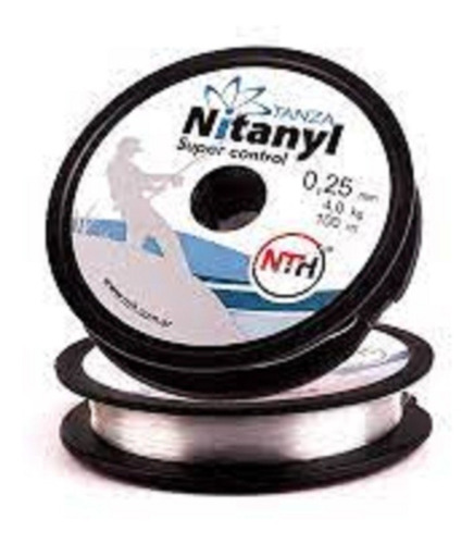 Tanza Pesca Nylon Nitanyl Caja Carretel 0,25mm 1000 Metros.