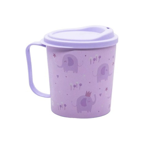 Taza Para Bebe Con Tapa Ppr Estampada X Unidad