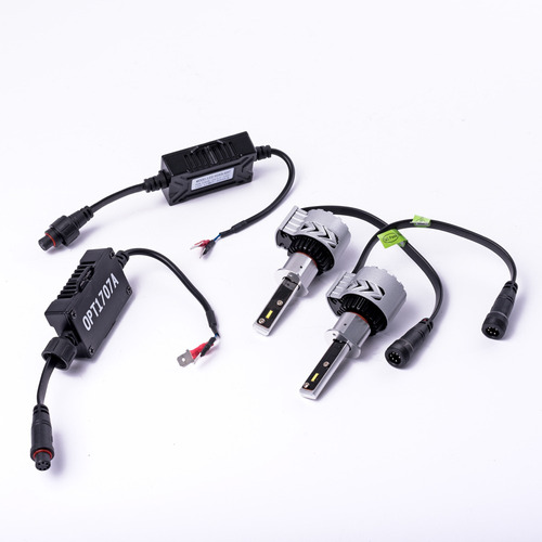 Kit Cree Led N9 9na Generacion H1 16000lm Con Cooler