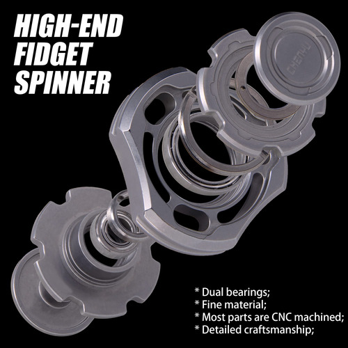 Djuiinostar High-end Fidget Spinner, Diseño Único De Doble