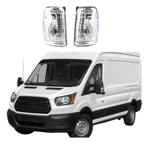 2 Micas Luz Cuartos De Espejo Ford Transit 14 15 16 17 18 19