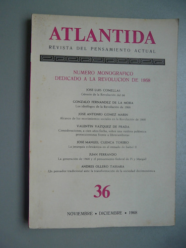 Atlantida - Revista Del Pensamiento Actual Numero 36