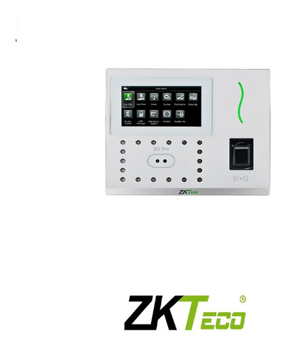 Imagen 3 de 9 de Terminal De Tiempo Y Asistencia Reconocimiento Palma Zkteco
