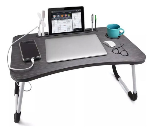 Mesa Portátil Dobrável P/ Notebook Cama Home Office Refeição