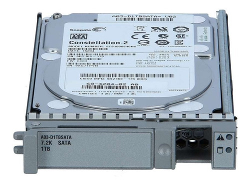 Disco Cisco Ucs Cisco A03-d1tbsata= 1tb 6gb Sata 7.2k Rpm