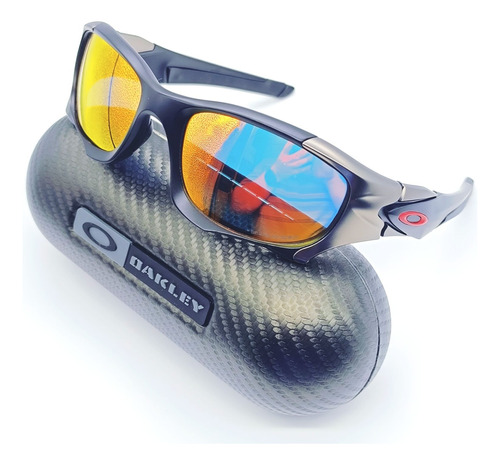 Lentes De Sol Oakley Pit Boss Ii En Tr90 Con Acero Y Gomas 