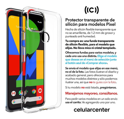 Pixel Funda 5a 5 4a 4xl 4 3xl 3a 3xl 2 2xl Xl 6 Mayoreo Case