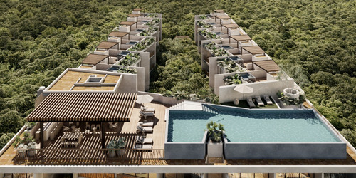 Departamento En Venta En Tulum, Quintana Roo, Waye, 2 Recamaras De Lujo + Rooftop
