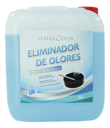 Liquido Eliminador De Olores De Tabaco Galon De 5 Litros