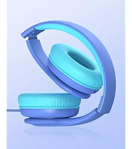 Auriculares para niños para la escuela, auriculares para niños con  micrófono, función de compartir, límite de volumen seguro de 85 dB/94 dB,  sonido