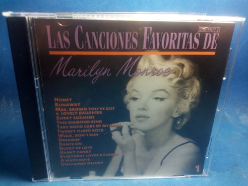  Cd Marilyn Monroe Las Canciones Favoritas De -intr4-