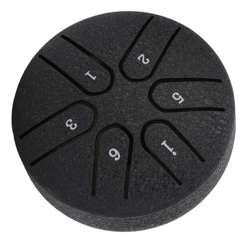 Tambor Worry Drum De 6 Notas Con Lengüeta De Acero, 3 Pulgad