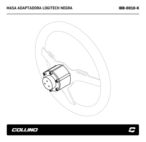 Adaptador De Volante Collino C-force A Logitech Negro Fsim