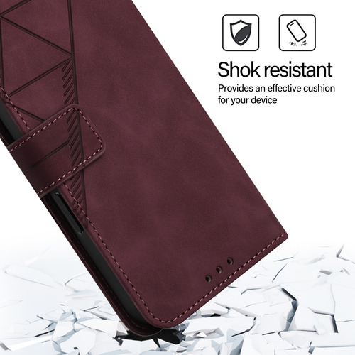 Funda De Piel Empresarial Para Motorola E15, A Prueba De Salpicaduras, 3 Ranuras Para Tarjetas, Soporte, Bloqueo Rfid, 6 Colores