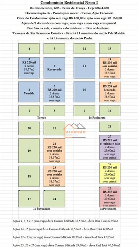 Imagem 6 de 6 de Apartamento À Venda, 42 M² Por R$ 220.000,00 - Penha De França - São Paulo/sp - Ap0308