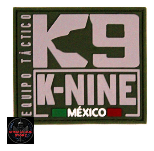 Parche K9 K-9 Knine Militar Policia Binomio Tactico Perro Gn