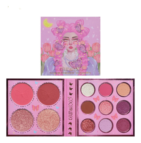 Paleta De Sombras 13 Colores Kevin & C - g a $24900