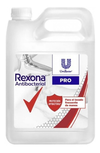 Jabón Liquido Para Manos Rexona Antibacterial X 5 Lts. 