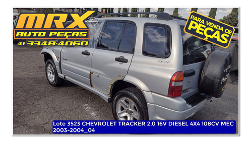 Chevrolet Tracker 2.0 16v Diesel 4x4 108cv Mec 2004 Peças