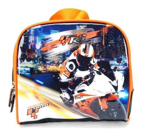 Lancheira Moto Racing Laranja Luxcel La32093mt