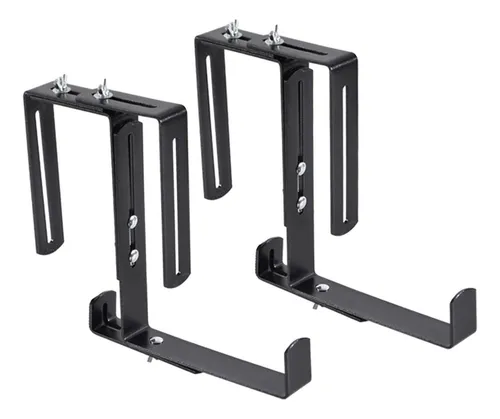 2 Soportes Para Macetas Que Se Adaptan A Barandas De Terraza