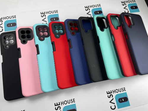 Imagen 2 de 4 de Funda Protector Samsung Galaxy A22 Y Vidrio Templado