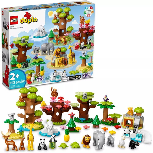 Kit De Construcción Lego Duplo Fauna Salvaje Del Mundo 10975