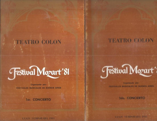 21 Programas Teatro Colon Auditorim Belgrano Musica Clasica