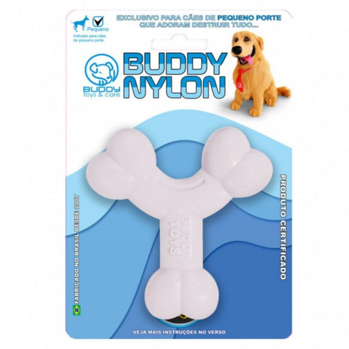 Brinquedo P/ Cães De Pequeno Porte Ossinho Nylon Buddy Toys