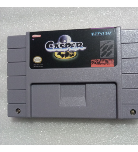Casper Snes Juego Fisico Gasparin De Super Nintendo Clasico (Usado)