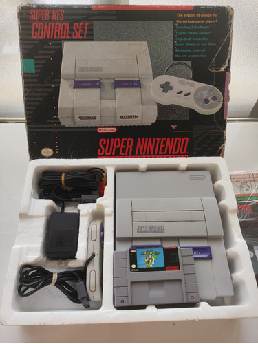 Super Nintendo Snes Super Sns-001 +caja Original+mario World