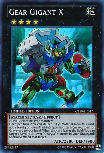 Yu-gi-oh! - Gear Gigant X (ct10-en017) - 2013 Colectores Lat