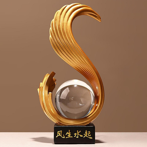 Estatua De Arte Abstracto Moderno Fengshui Figurita Recogida