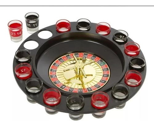 Ruleta Juego De Mesa Drinker Shot  Para Beber  16 Copas