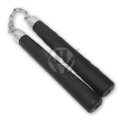 Nunchaku Engomado Dragon Negro Pesado Cadena Martial Arts