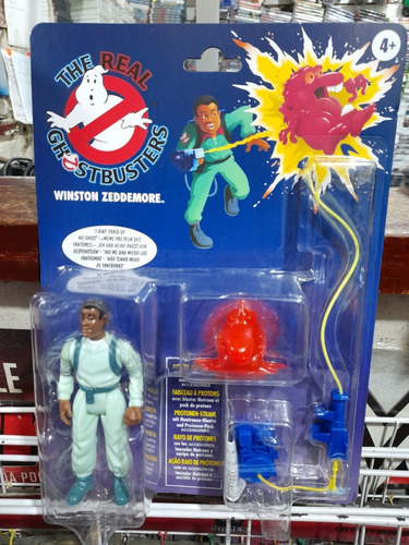 Figura Real Ghostbusters Winston Zeddemore Hasbro Completo